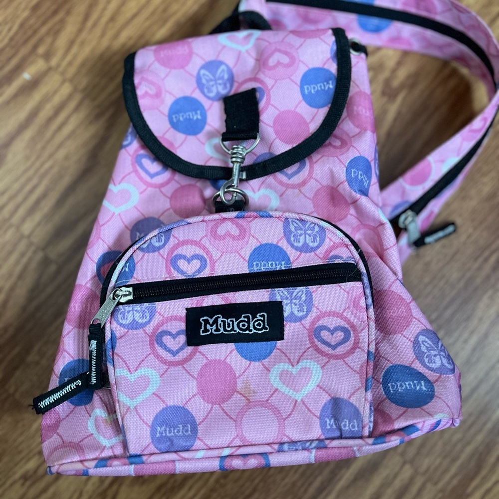 Mudd Pink and Purple Kids Backpack